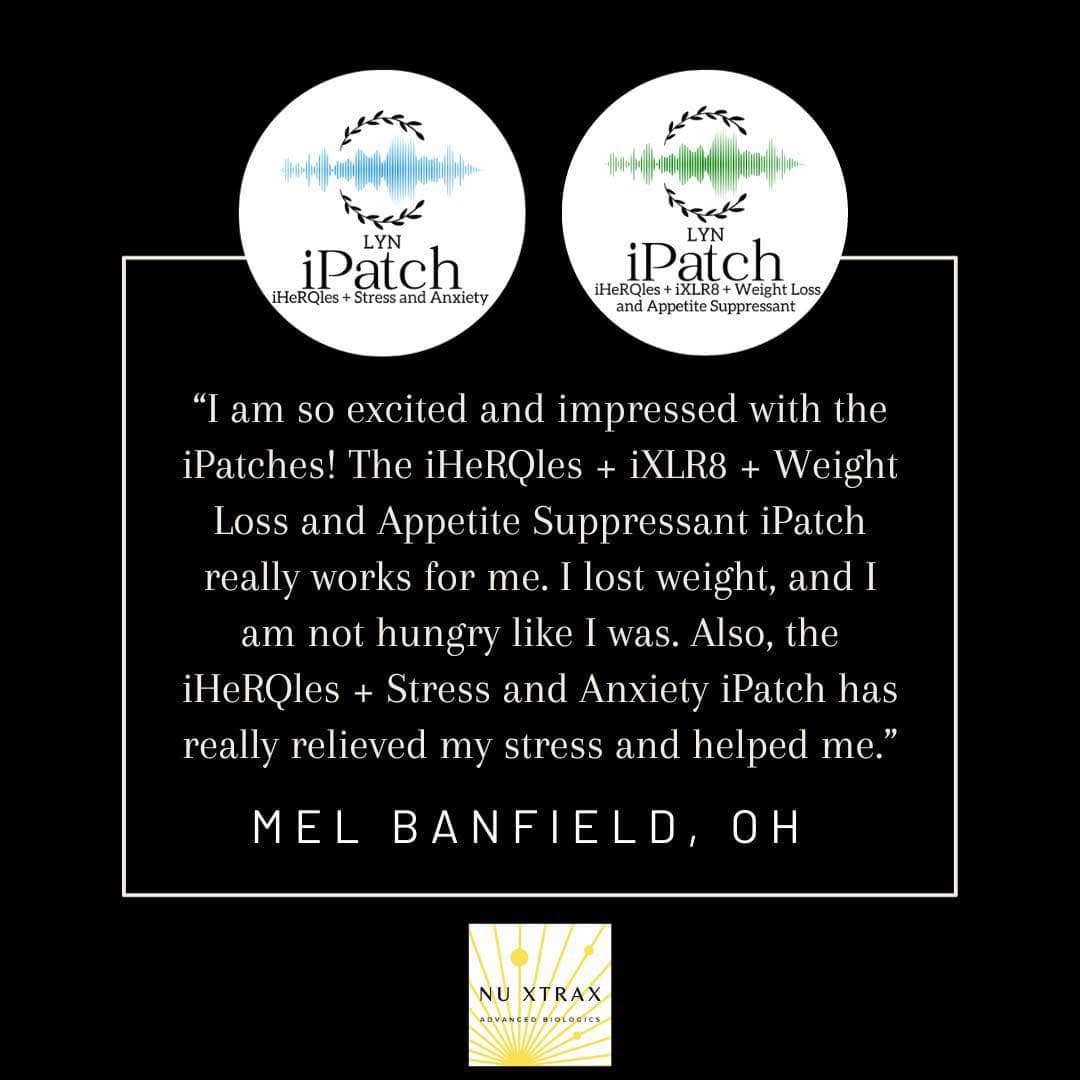 iPatch stress and weight loss Testimonial