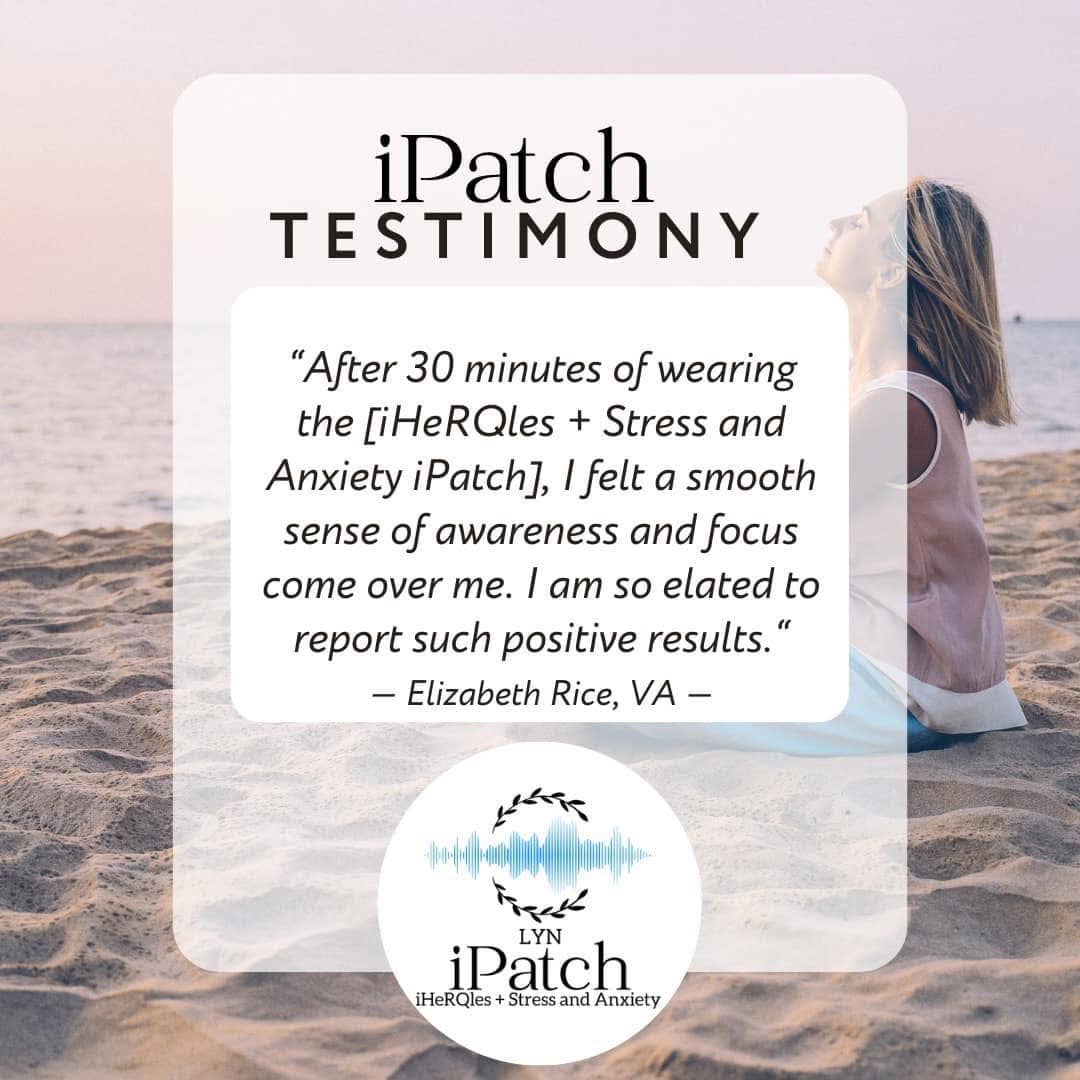 stress and anxiety patch beach